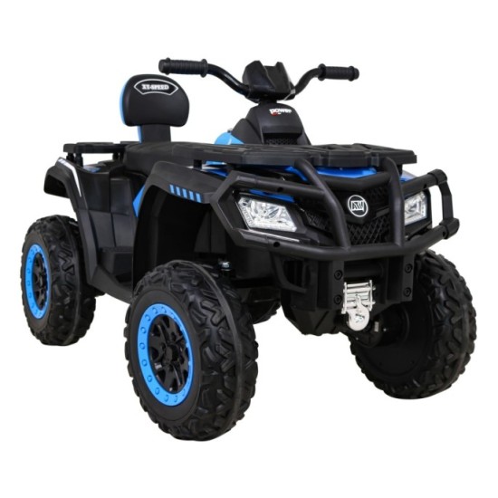 JOKO Elektrická Štvorkolka XT-Speed 4x4 - 4x80W, Penové kolesá, Rádio, Kožené sedadlo, Nosnosť 59kg, modrá