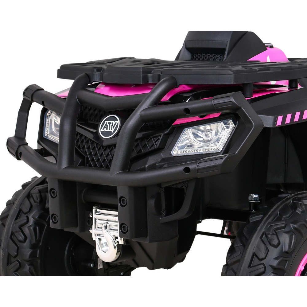 JOKO Elektrická Štvorkolka XT-Speed 4x4 - 4x80W, Penové kolesá, Rádio, Kožené sedadlo, Nosnosť 59kg, ružová