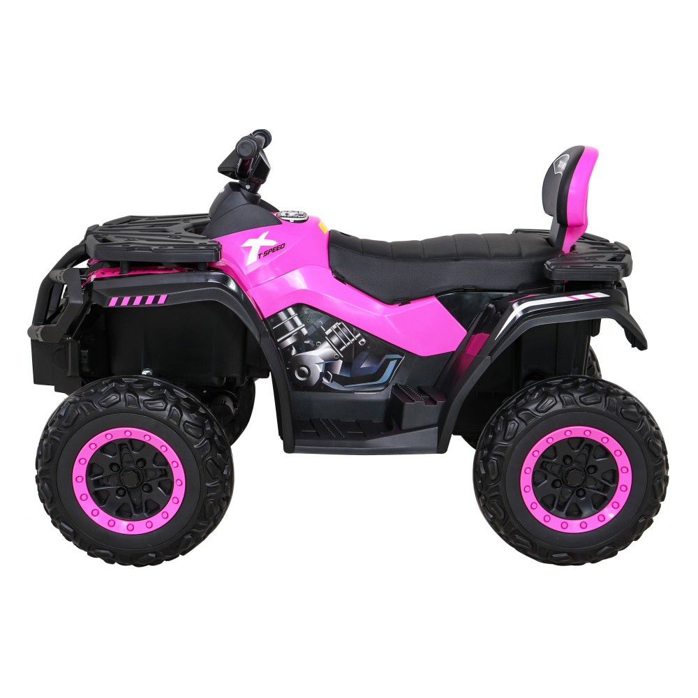 JOKO Elektrická Štvorkolka XT-Speed 4x4 - 4x80W, Penové kolesá, Rádio, Kožené sedadlo, Nosnosť 59kg, ružová