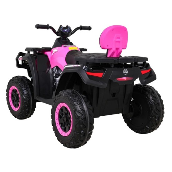 JOKO Elektrická Štvorkolka XT-Speed 4x4 - 4x80W, Penové kolesá, Rádio, Kožené sedadlo, Nosnosť 59kg, ružová
