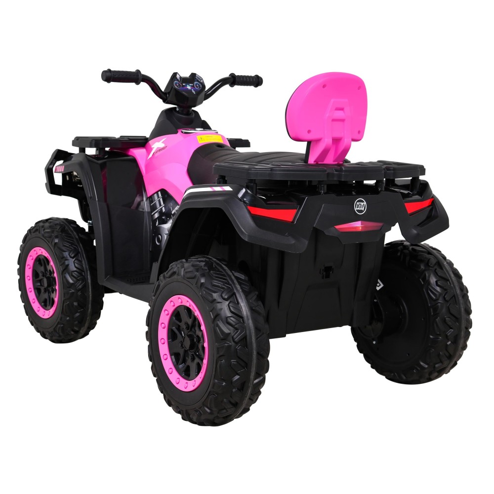 JOKO Elektrická Štvorkolka XT-Speed 4x4 - 4x80W, Penové kolesá, Rádio, Kožené sedadlo, Nosnosť 59kg, ružová