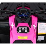 JOKO Elektrická Štvorkolka XT-Speed 4x4 - 4x80W, Penové kolesá, Rádio, Kožené sedadlo, Nosnosť 59kg, ružová