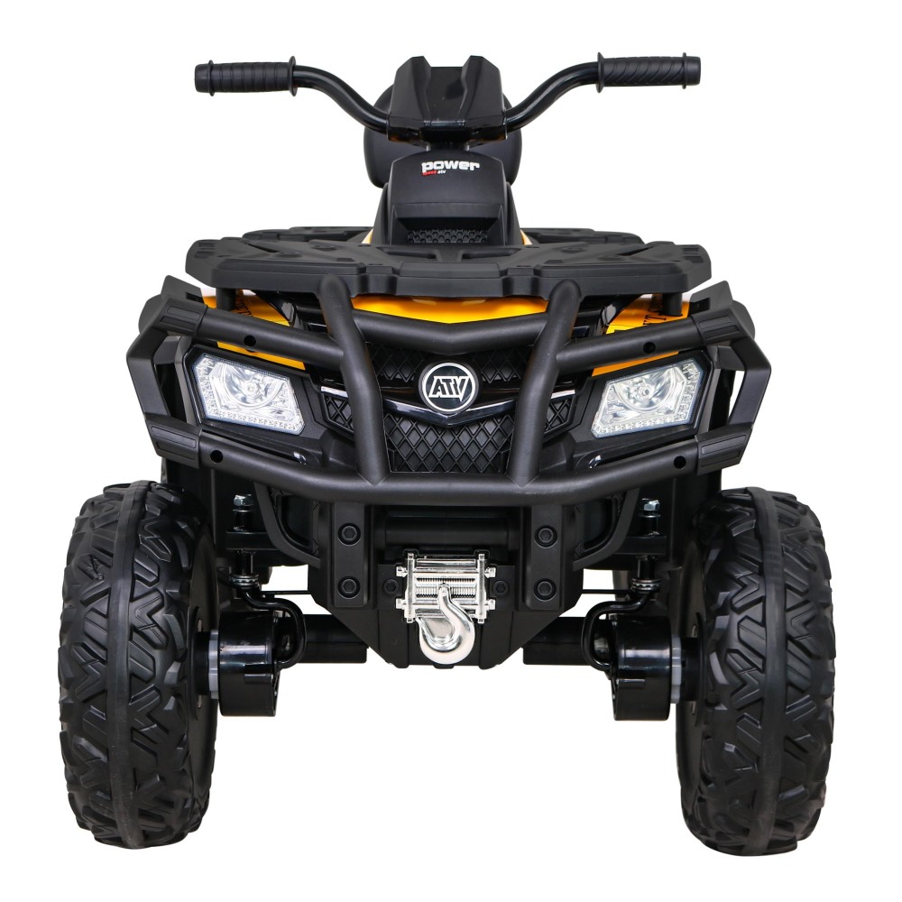 JOKO Elektrická Štvorkolka XT-Speed 4x4 - 4x80W, Penové kolesá, Rádio, Kožené sedadlo, Nosnosť 59kg, žltá