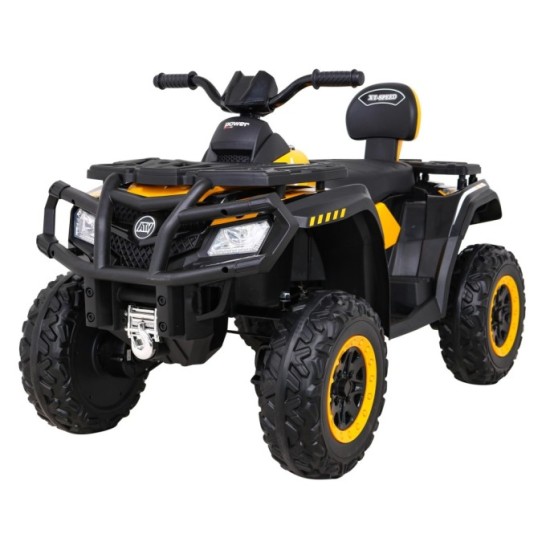 JOKO Elektrická Štvorkolka XT-Speed 4x4 - 4x80W, Penové kolesá, Rádio, Kožené sedadlo, Nosnosť 59kg, žltá