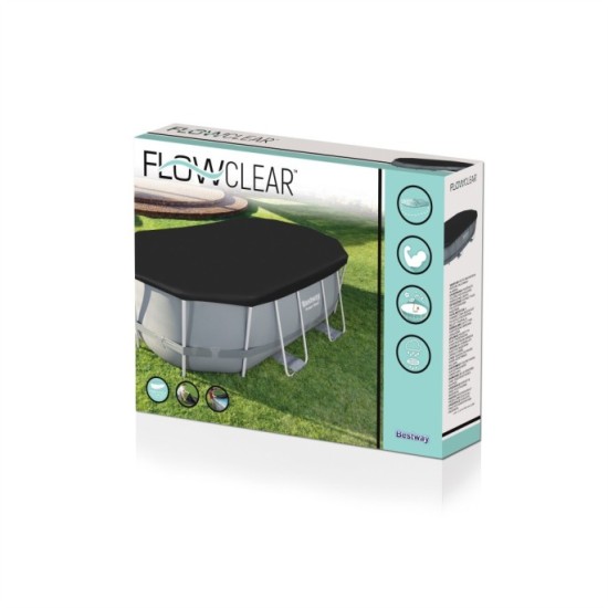 Bestway 58425 Plachta, Kryt na Bazén Power Steel 427 x 250 cm
