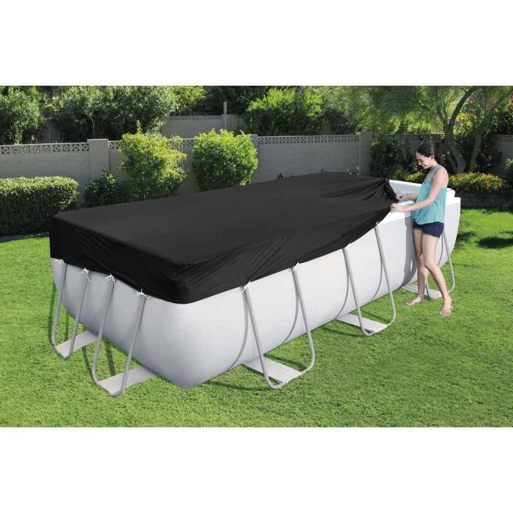 Bestway 58442 Krycia plachta pre bazén 282 x 196 cm, čierna