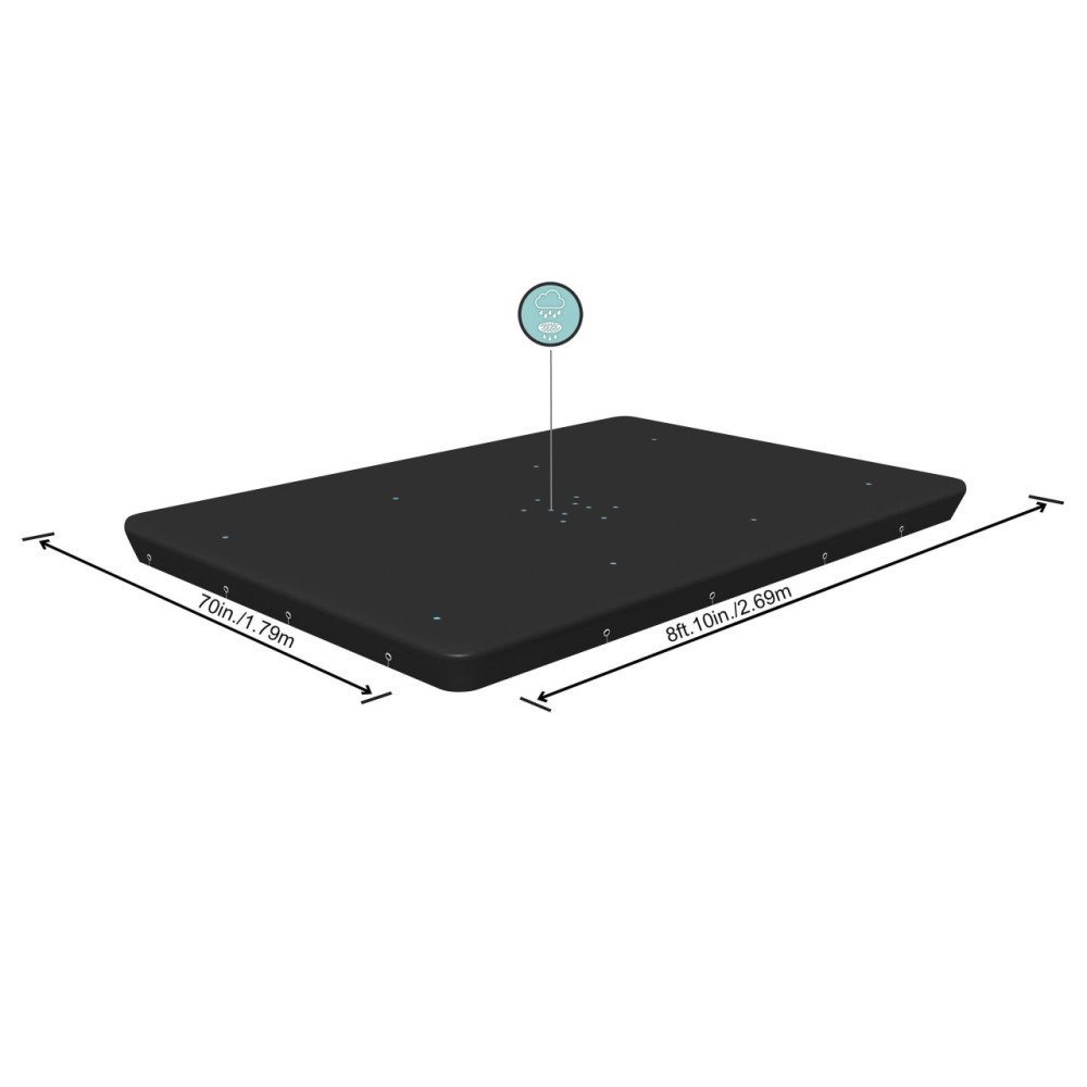 Bestway 58442 Krycia plachta pre bazén 282 x 196 cm, čierna