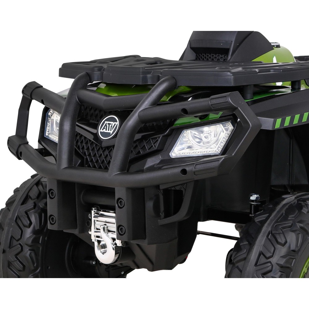 JOKO Elektrická Štvorkolka XT-Speed 4x4 - 4x80W, Penové kolesá, Rádio, Kožené sedadlo, Nosnosť 59kg, zelená