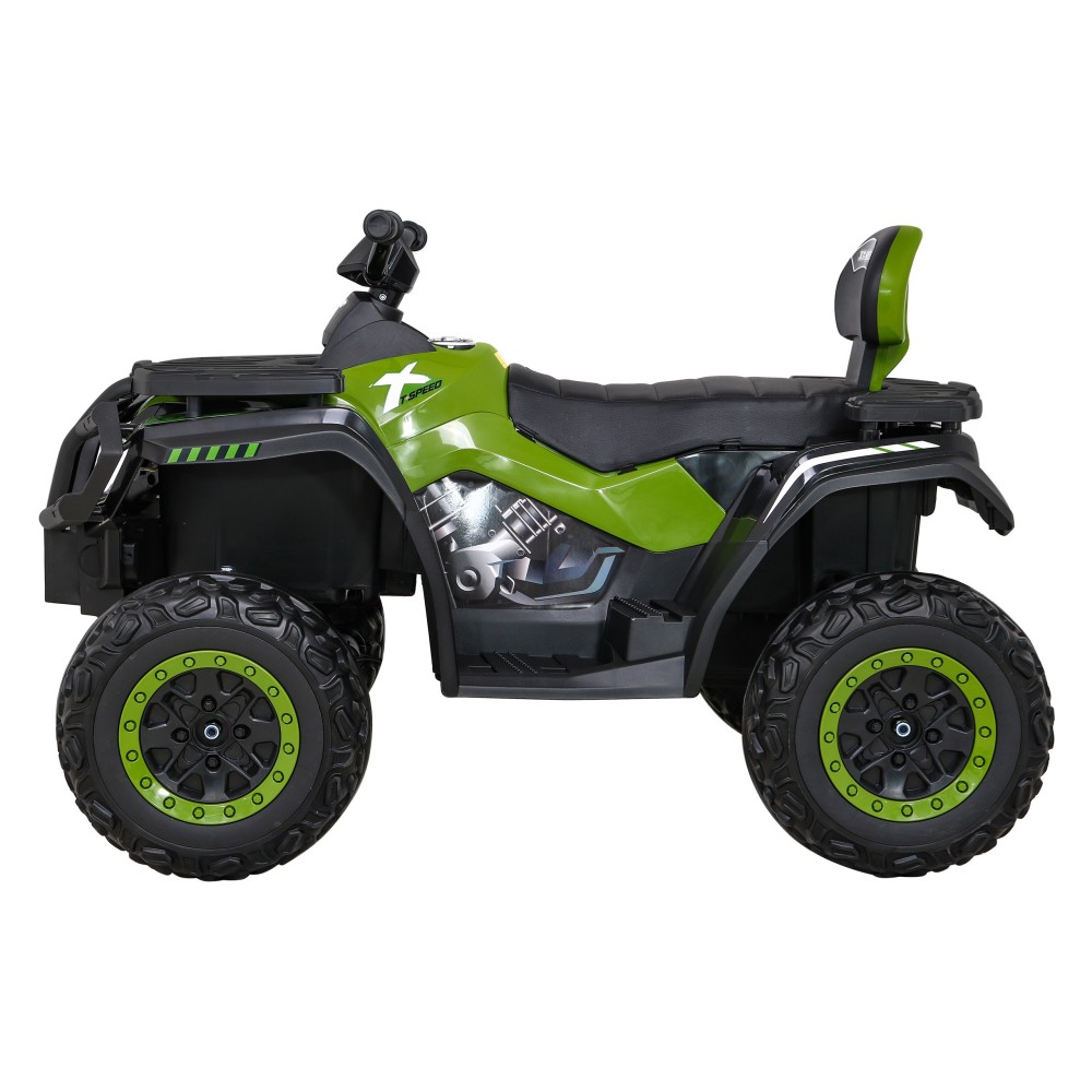 JOKO Elektrická Štvorkolka XT-Speed 4x4 - 4x80W, Penové kolesá, Rádio, Kožené sedadlo, Nosnosť 59kg, zelená