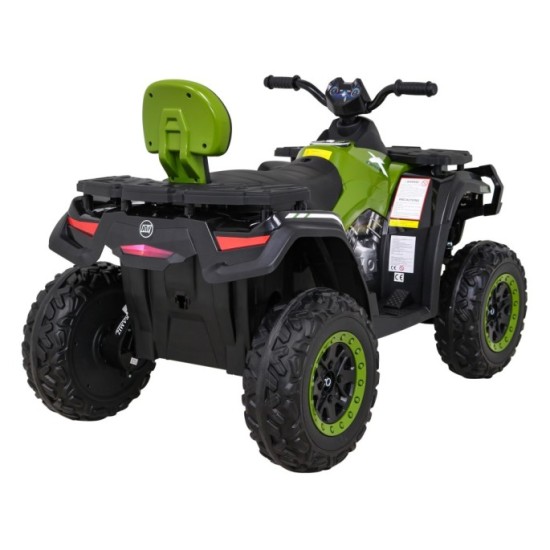 JOKO Elektrická Štvorkolka XT-Speed 4x4 - 4x80W, Penové kolesá, Rádio, Kožené sedadlo, Nosnosť 59kg, zelená