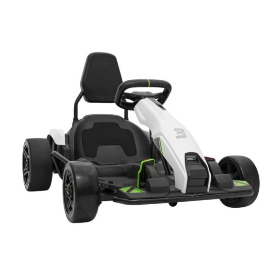 JOKO Elektrická Motokára Buggy Fast 3 Drift, Funkcia Drift, nosnosť 60kg, FM rádio, plynový aj brzdový pedál, biela