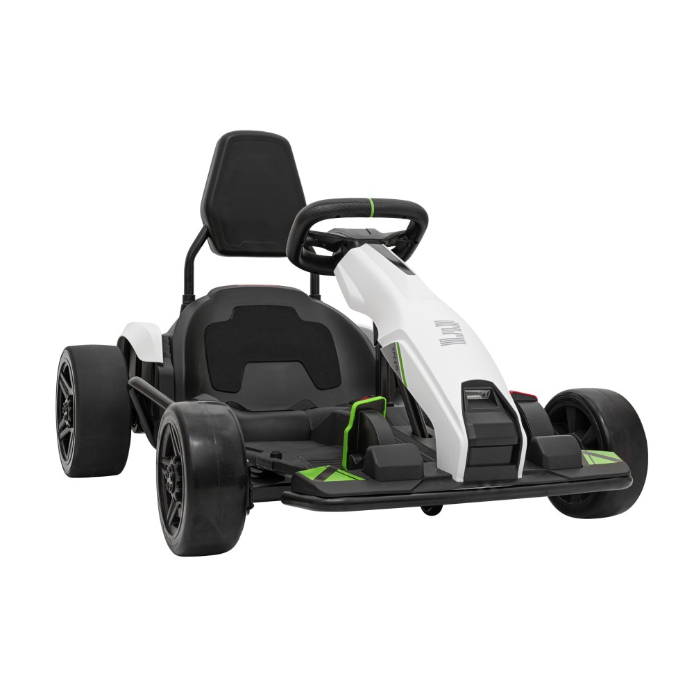 JOKO Elektrická Motokára Buggy Fast 3 Drift, Funkcia Drift, nosnosť 60kg, FM rádio, plynový aj brzdový pedál, biela