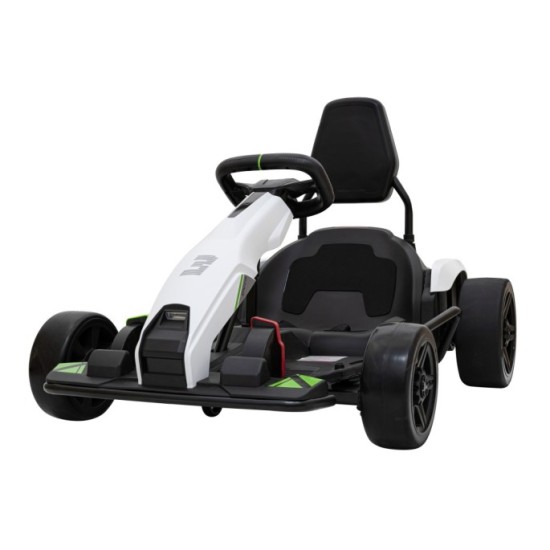 JOKO Elektrická Motokára Buggy Fast 3 Drift, Funkcia Drift, nosnosť 60kg, FM rádio, plynový aj brzdový pedál, biela