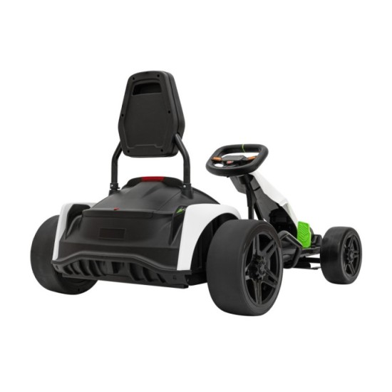JOKO Elektrická Motokára Buggy Fast 3 Drift, Funkcia Drift, nosnosť 60kg, FM rádio, plynový aj brzdový pedál, biela