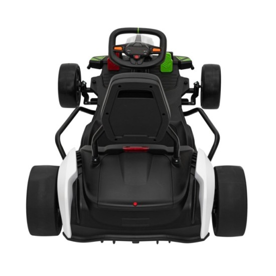 JOKO Elektrická Motokára Buggy Fast 3 Drift, Funkcia Drift, nosnosť 60kg, FM rádio, plynový aj brzdový pedál, biela