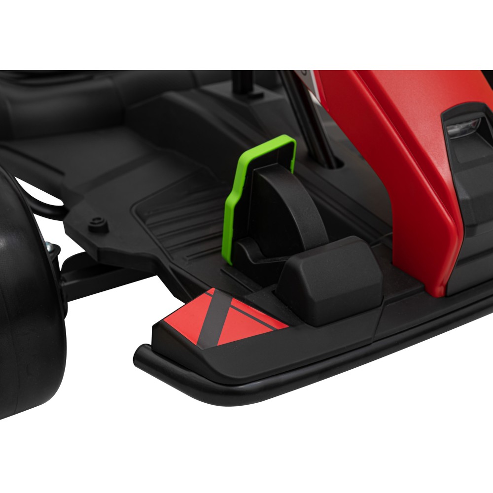 JOKO Elektrická Motokára Buggy Fast 3 Drift, Funkcia Drift, nosnosť 60kg, FM rádio, plynový aj brzdový pedál, červená