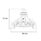 JOKO Elektrická Motokára Buggy Fast 3 Drift, Funkcia Drift, nosnosť 60kg, FM rádio, plynový aj brzdový pedál, červená