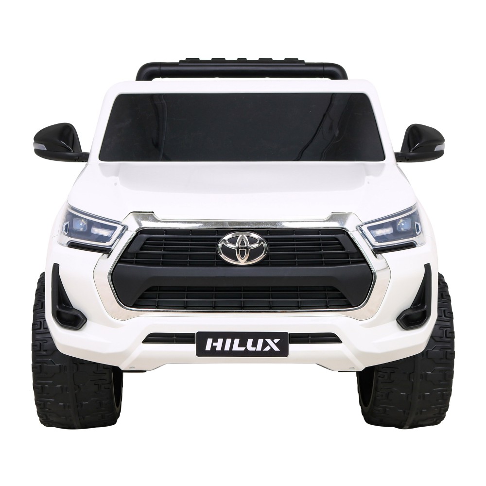 JOKO Elektrické autíčko TOYOTA Hillux 4x4, kožené sedadlo, penové kolesá, FM rádio, biele