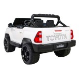 JOKO Elektrické autíčko TOYOTA Hillux 4x4, kožené sedadlo, penové kolesá, FM rádio, biele