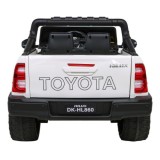 JOKO Elektrické autíčko TOYOTA Hillux 4x4, kožené sedadlo, penové kolesá, FM rádio, biele