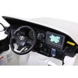 JOKO Elektrické autíčko TOYOTA Hillux 4x4, kožené sedadlo, penové kolesá, FM rádio, biele