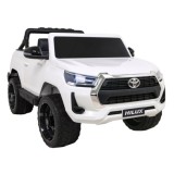 JOKO Elektrické autíčko TOYOTA Hillux 4x4, kožené sedadlo, penové kolesá, FM rádio, biele