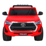 JOKO Elektrické autíčko TOYOTA Hillux 4x4, kožené sedadlo, penové kolesá, FM rádio, červené