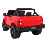 JOKO Elektrické autíčko TOYOTA Hillux 4x4, kožené sedadlo, penové kolesá, FM rádio, červené