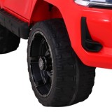 JOKO Elektrické autíčko TOYOTA Hillux 4x4, kožené sedadlo, penové kolesá, FM rádio, červené