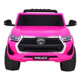 JOKO Elektrické autíčko TOYOTA Hillux 4x4, kožené sedadlo, penové kolesá, FM rádio, ružové