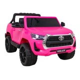 JOKO Elektrické autíčko TOYOTA Hillux 4x4, kožené sedadlo, penové kolesá, FM rádio, ružové