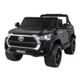 JOKO Elektrické autíčko TOYOTA Hillux 4x4, kožené sedadlo, penové kolesá, FM rádio, čierne