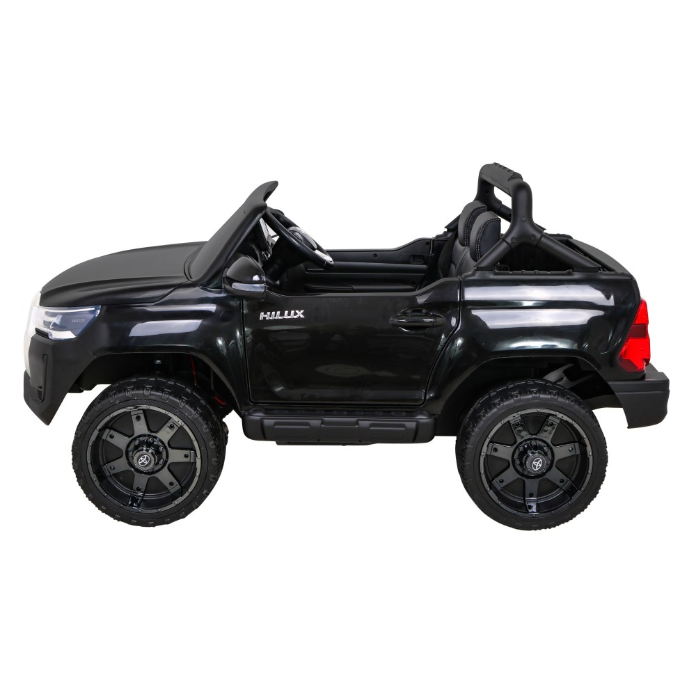 JOKO Elektrické autíčko TOYOTA Hillux 4x4, kožené sedadlo, penové kolesá, FM rádio, čierne