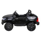 JOKO Elektrické autíčko TOYOTA Hillux 4x4, kožené sedadlo, penové kolesá, FM rádio, čierne