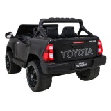 JOKO Elektrické autíčko TOYOTA Hillux 4x4, kožené sedadlo, penové kolesá, FM rádio, čierne