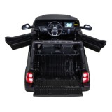 JOKO Elektrické autíčko TOYOTA Hillux 4x4, kožené sedadlo, penové kolesá, FM rádio, čierne