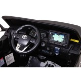 JOKO Elektrické autíčko TOYOTA Hillux 4x4, kožené sedadlo, penové kolesá, FM rádio, čierne