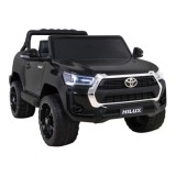 JOKO Elektrické autíčko TOYOTA Hillux 4x4, kožené sedadlo, penové kolesá, FM rádio, čierne