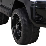 JOKO Elektrické autíčko TOYOTA Hillux 4x4, kožené sedadlo, penové kolesá, FM rádio, čierne