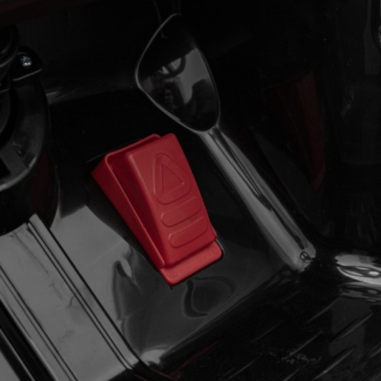 JOKO Elektrické autíčko Mercedes Benz AMG EQA, penové kolesá, kožené sedadlo, čierne