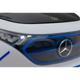 JOKO Elektrické autíčko Mercedes Benz AMG EQA, penové kolesá, kožené sedadlo, biele