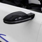 JOKO Elektrické autíčko Mercedes Benz AMG EQA, penové kolesá, kožené sedadlo, biele