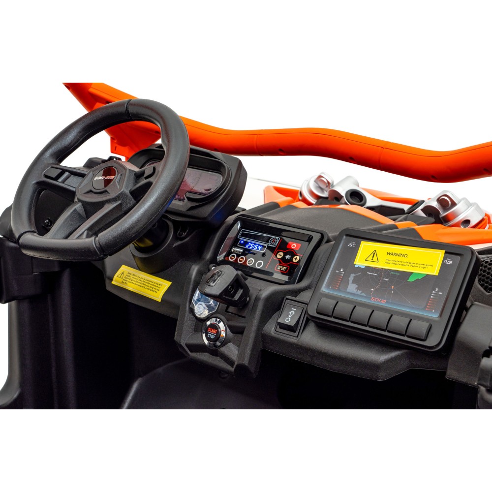 JOKO Elektrické Autíčko Buggy Maverick Turbo RR 4x200W, Dvojmiestne Kožené sedadlo, Nosnosť 50kg, FM Rádio, Penové kolesá, MP3,