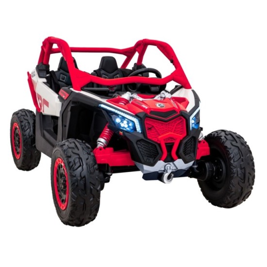 JOKO Elektrické Autíčko Buggy Maverick Turbo RR 4x200W, Dvojmiestne Kožené sedadlo, Nosnosť 50kg, FM Rádio, Penové kolesá, MP3,