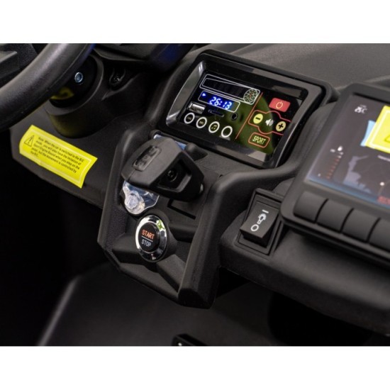 JOKO Elektrické Autíčko Buggy Maverick Turbo RR 4x200W, Dvojmiestne Kožené sedadlo, Nosnosť 50kg, FM Rádio, Penové kolesá, MP3,