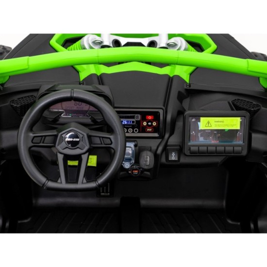 JOKO Elektrické Autíčko Buggy Maverick Turbo RR 4x200W, Dvojmiestne Kožené sedadlo, Nosnosť 50kg, FM Rádio, Penové kolesá, MP3,