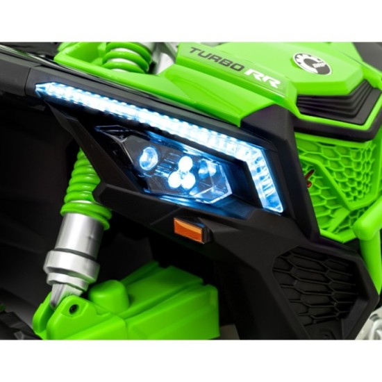 JOKO Elektrické Autíčko Buggy Maverick Turbo RR 4x200W, Dvojmiestne Kožené sedadlo, Nosnosť 50kg, FM Rádio, Penové kolesá, MP3,