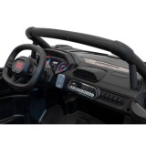JOKO Veľké Elektrické Autíčko Buggy Racing 5, Dvojmiestne Kožené sedadlo, penové kolesá, 2x200W, nosnosť 50kg, modré