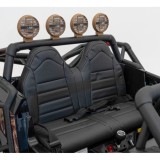JOKO Veľké Elektrické Autíčko Buggy Racing 5, Dvojmiestne Kožené sedadlo, penové kolesá, 2x200W, nosnosť 50kg, modré