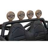 JOKO Veľké Elektrické Autíčko Buggy Racing 5, Dvojmiestne Kožené sedadlo, penové kolesá, 2x200W, nosnosť 50kg, modré